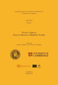 Raffaele Torrella, Verità e bellezza, Napoli, UniorPress, 2022